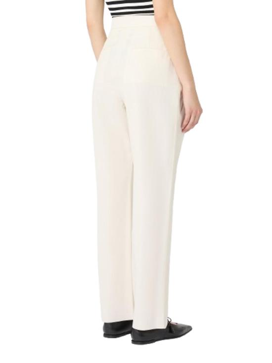 25FW 막스마라 스트레이트 팬츠 2521136041600001 White - MAX MARA