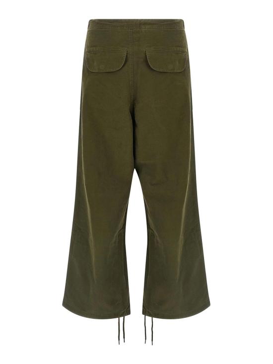  엔타이어 스튜디오 스트레이트 팬츠 UNU253009PIPI Green - ENTIRE STUDIOS