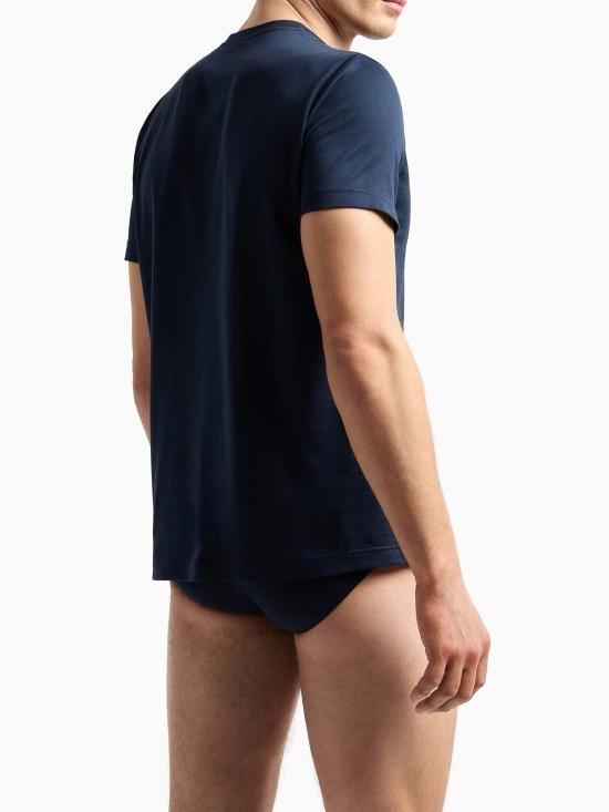 25FW 조르지오 아르마니 반팔 티셔츠 GM001810TE13559UB100 Grey - GIORGIO ARMANI