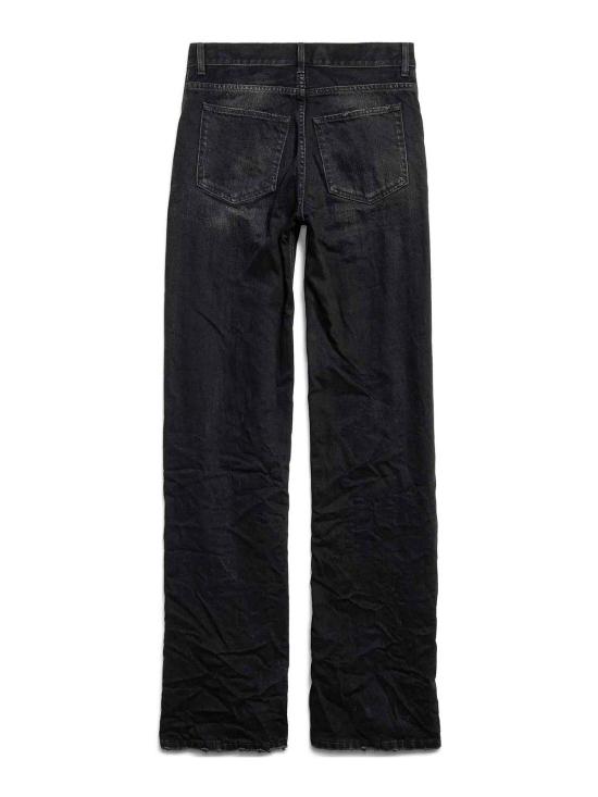 25FW 발렌시아가 스트레이트 팬츠 852328TTW671037 Black - BALENCIAGA