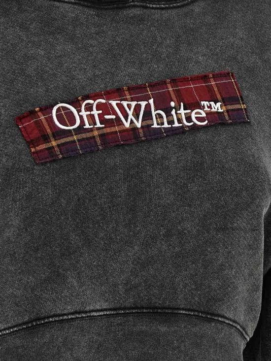  오프화이트 스웨터 OWBB056F25FLE00313011301 Grey - OFF WHITE