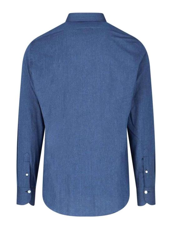 25FW 피나모레 긴팔 셔츠 A5030MILANOZANTE2 Blue - FINAMORE