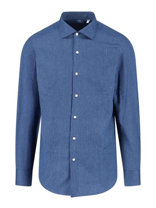 25FW 피나모레 긴팔 셔츠 A5030MILANOZANTE2 Blue