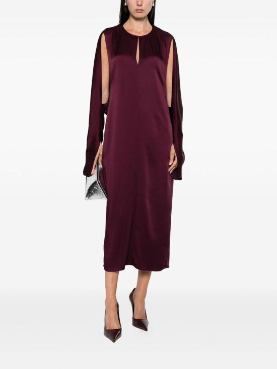 25FW 스텔라 맥카트니 미디 스커트 6A05413FU3026017 Dark Red - STELLA MCCARTNEY