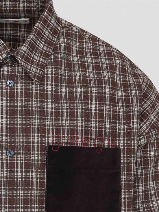  마르니 셔츠 CUMU0061S7UTWA35CHM29 Brown - MARNI