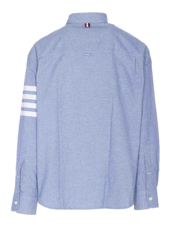 25FW 톰브라운 긴팔 셔츠 MWL420AF0325480 Blue - THOM BROWNE