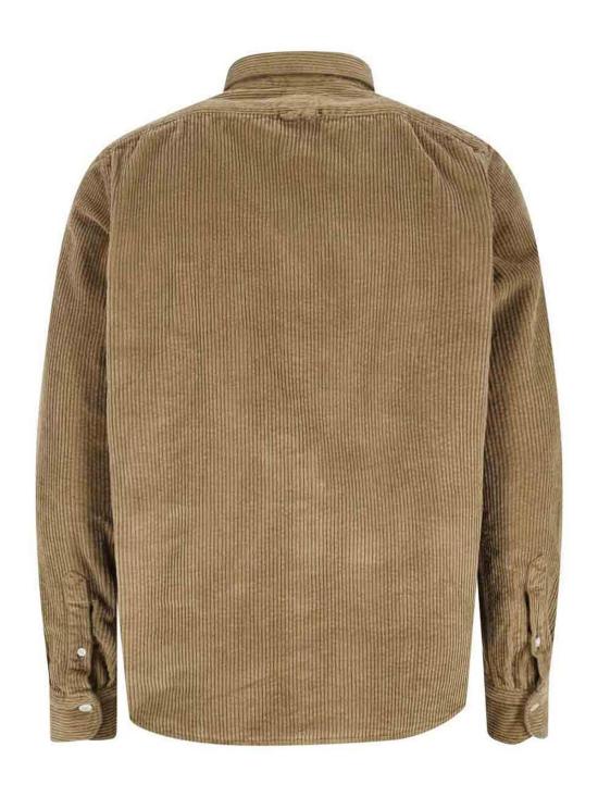 25FW 피나모레 긴팔 셔츠 A5062GSALINATACHILLE191 Brown - FINAMORE