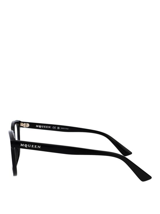 25FW 알렉산더 맥퀸 안경 AM0539O001 Black - ALEXANDER MCQUEEN