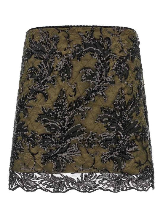  르 트윈스 숏 원피스 GIULIALACEBLACKINGREEN Green