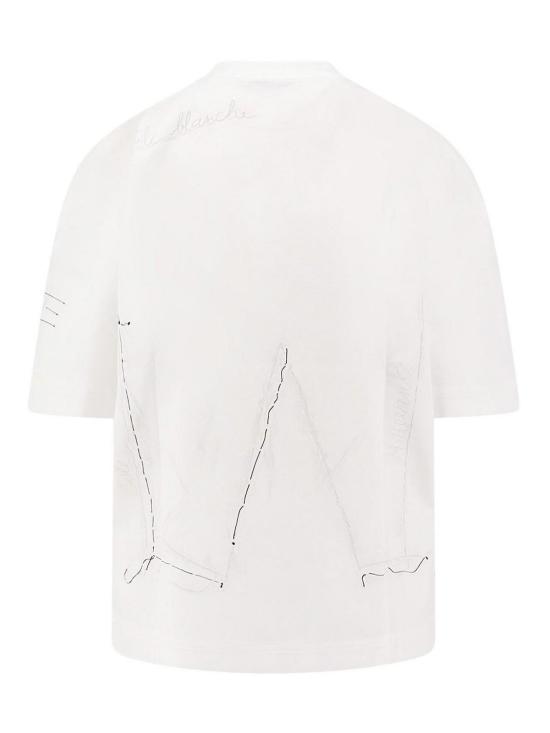25FW 지방시 반팔 티셔츠 BW70FGP75M100 White - GIVENCHY
