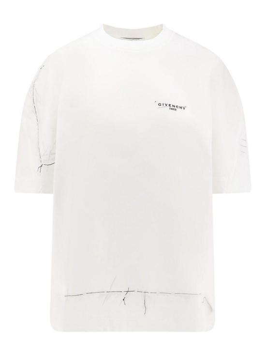 25FW 지방시 반팔 티셔츠 BW70FGP75M100 White
