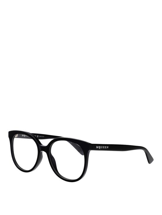 25FW 알렉산더 맥퀸 안경 AM0540O001 Black - ALEXANDER MCQUEEN