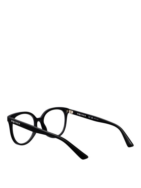 25FW 알렉산더 맥퀸 안경 AM0540O001 Black - ALEXANDER MCQUEEN
