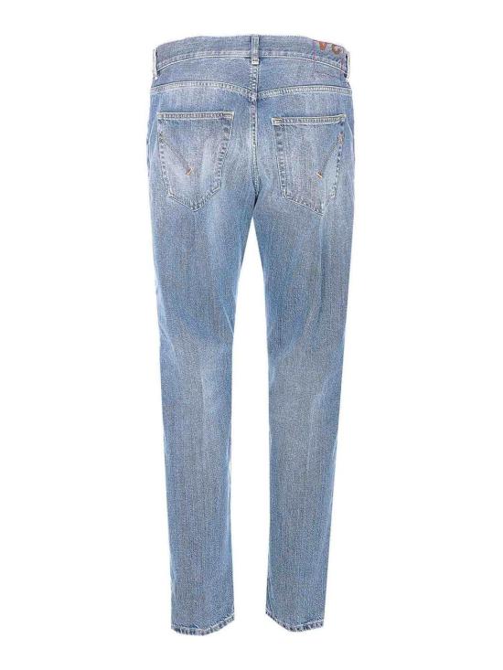  돈답 스트레이트 팬츠 UP576DFE313ULL5800 Blue - DONDUP