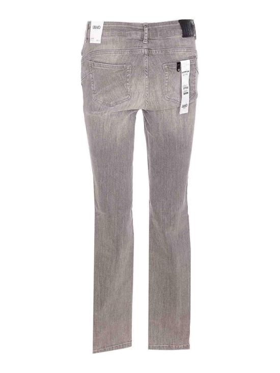 25FW 리우조 스트레이트 팬츠 UF5013D023687445 Grey - LIU JO