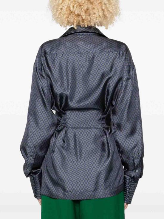 25FW 드리스 반 노튼 블라우스 107812333 Blue - DRIES VAN NOTEN