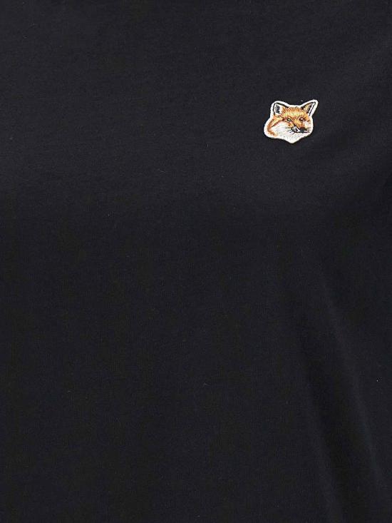 26SS 메종키츠네 폭스 헤드 레귤러 티셔츠 PW00113KJ7026P199 Black - MAISON KITSUNE