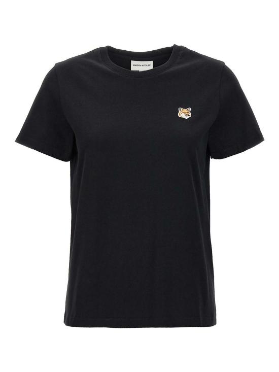 26SS 메종키츠네 폭스 헤드 레귤러 티셔츠 PW00113KJ7026P199 Black