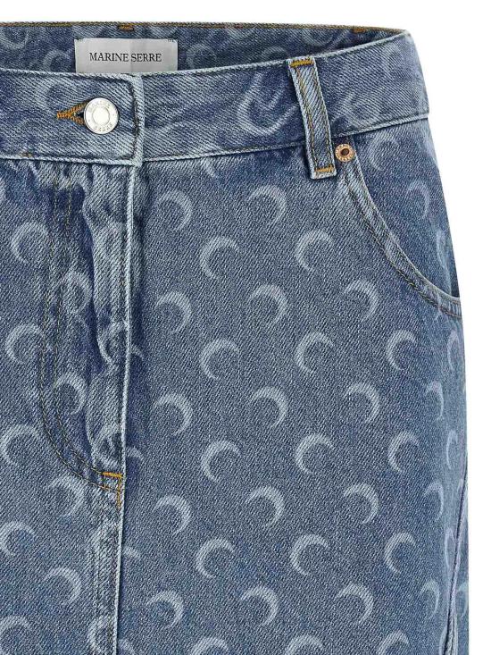  마린세르 숏 원피스 WSK057BCDEN0002BL05 Light Blue - MARINE SERRE