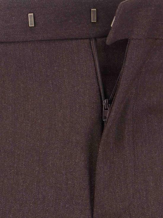  버버리 울 테일러드 팬츠 8115552 Brown - BURBERRY