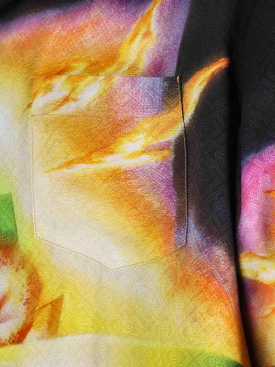 25FW 카사블랑카 긴팔 셔츠 UAW25SH00604MORCHIDSKYLINE Multicolour - CASABLANCA