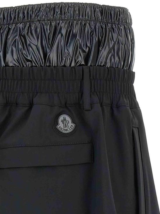 25FW 몽클레어 에이셉 라키 로고 프린트 쇼츠 K24042B00001M7556999 Black - MONCLER