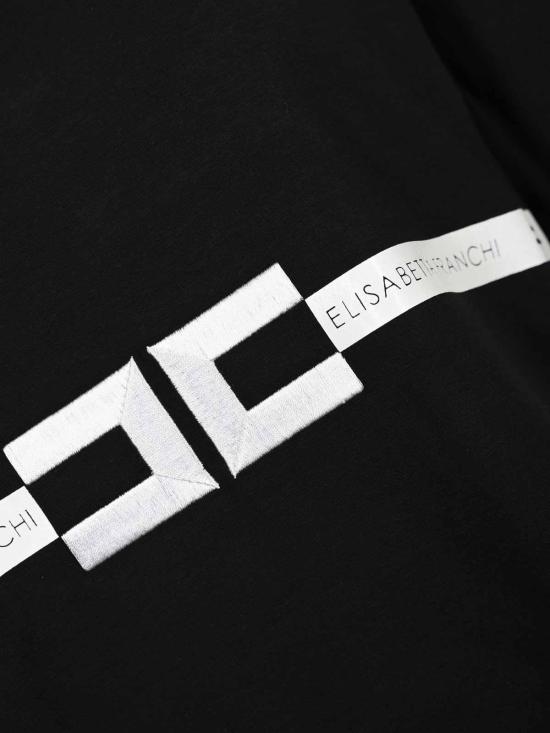  엘리자베타프랜치 반팔 티셔츠 MA02256E2110 Black - ELISABETTA FRANCHI