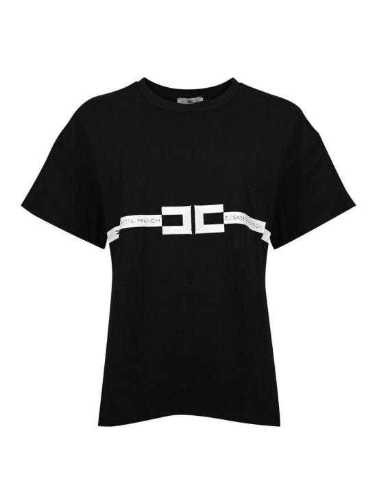  엘리자베타프랜치 반팔 티셔츠 MA02256E2110 Black