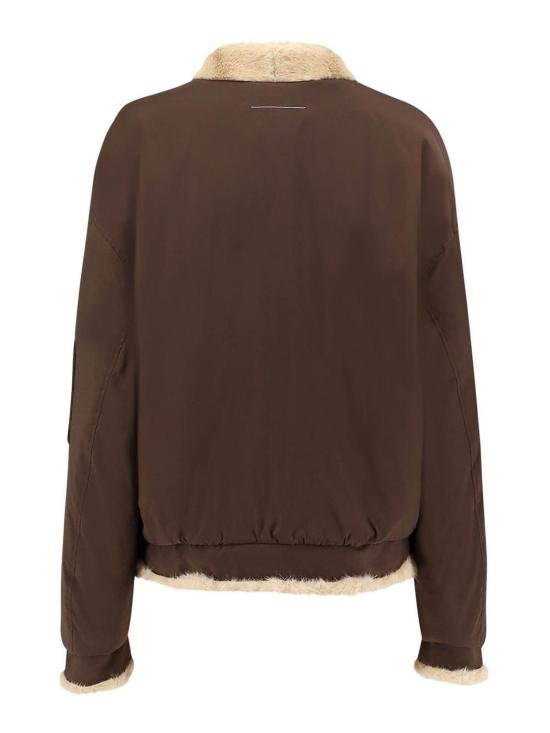 MM6 메종마르지엘라 봄버 자켓 SH2AM0044MTN122961 Brown - MM6 MAISON MARGIELA