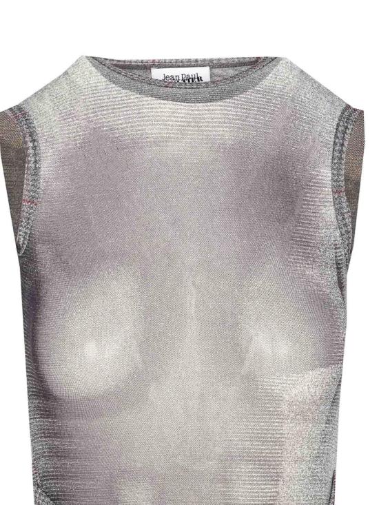 25FW 장 폴 고티에 롱 원피스 DR061M007P087930 Grey - JEAN PAUL GAULTIER
