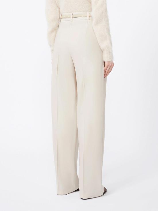 25FW 막스마라 스튜디오 스트레이트 팬츠 2526136082600018 Light Brown - MAX MARA STUDIO