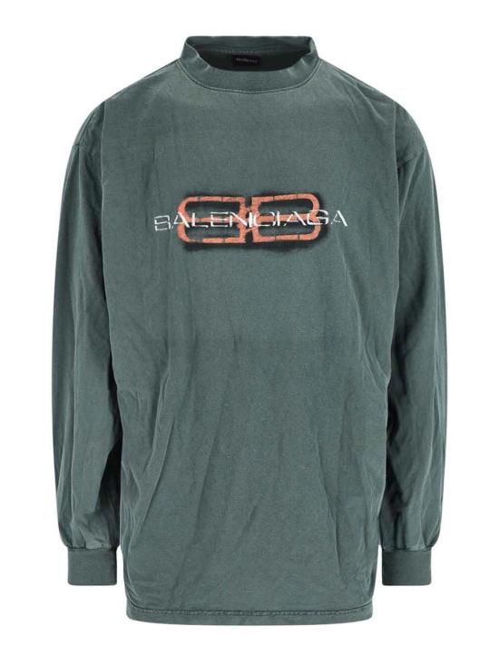 25FW 발렌시아가 BB아이콘 긴팔 티셔츠 850404TTVD63004