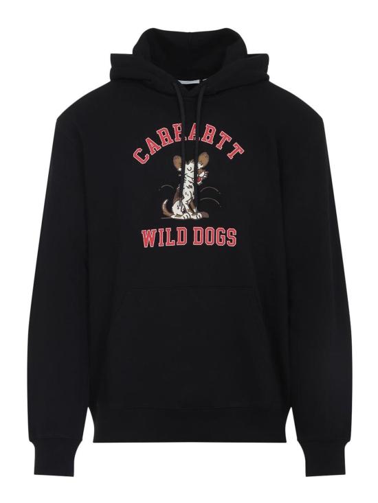 25FW 칼하트 와일드 도그 후드 티셔츠 I03562589XXBLACK