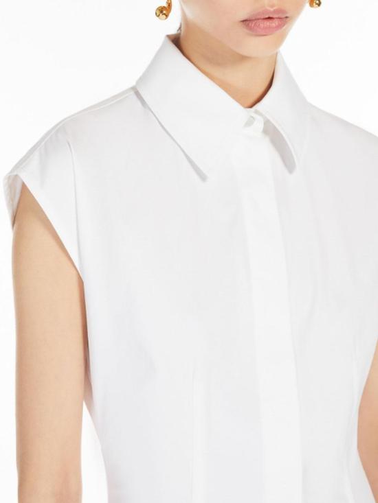  스포트막스 민소매 티셔츠 2512221092600001 White - SPORTMAX