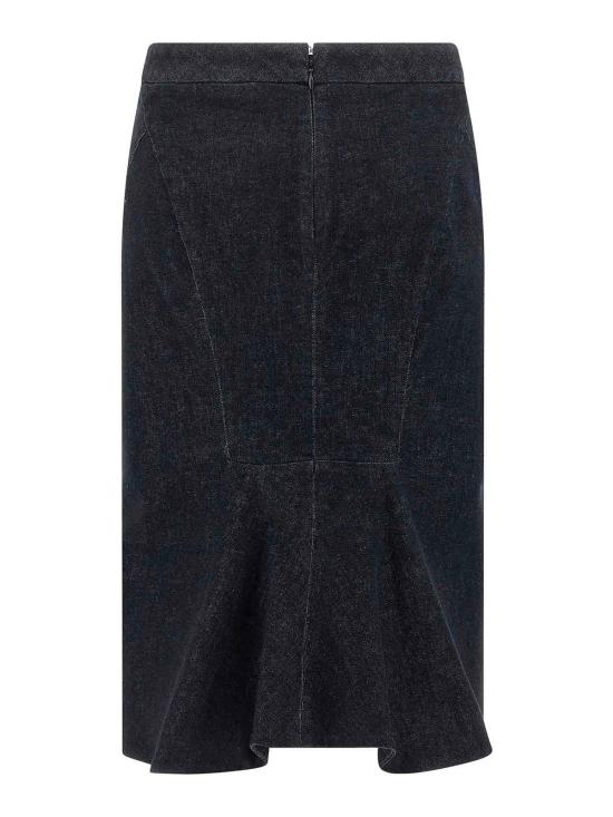  톰포드 미디 스커트 GCD089DEX236HB470 Blue - TOMFORD