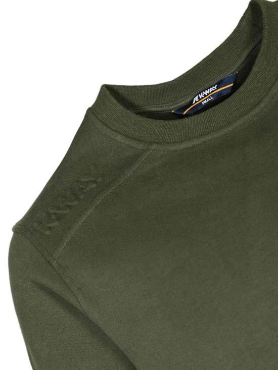 25FW 까웨 긴팔 티셔츠 K4147PWWMR Green - K-WAY
