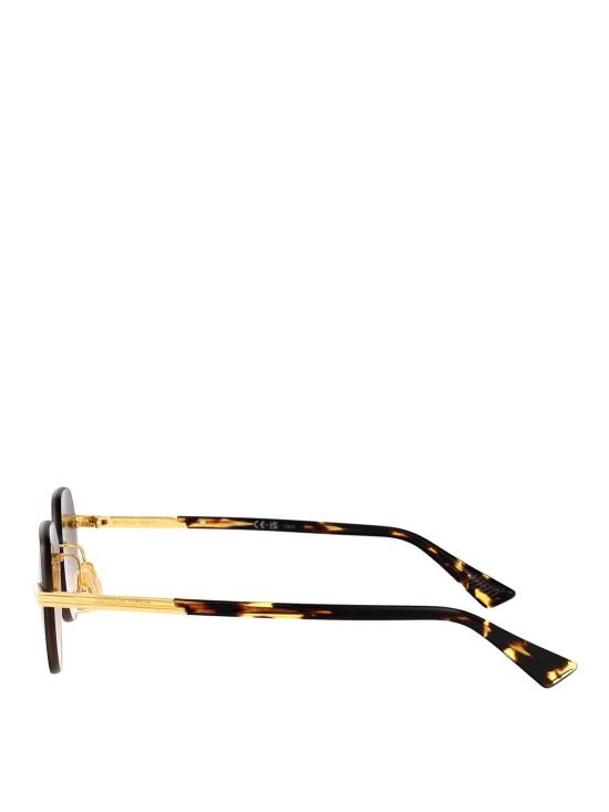 26FW 보테가베네타 선글라스 BV1379S003 Gold - BOTTEGA VENETA