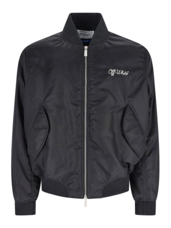  오프화이트 봄버 자켓 OMEH05EC99FAB0021001 Black