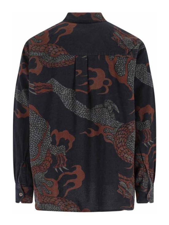  아워레가시 셔츠 M4252ABBROWNABSTRACTSNAKEPRINT Multicolour - OUR LEGACY