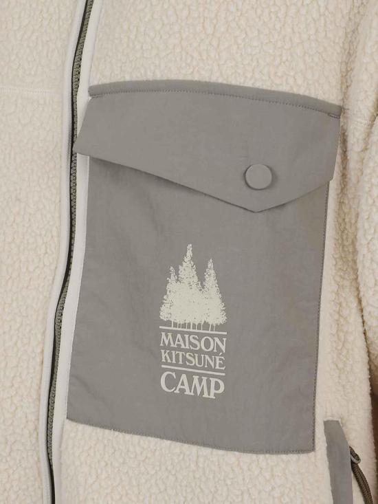  메종키츠네 캐주얼 플리스 자켓 PM02136WM2031P700 Light Beige - MAISON KITSUNE