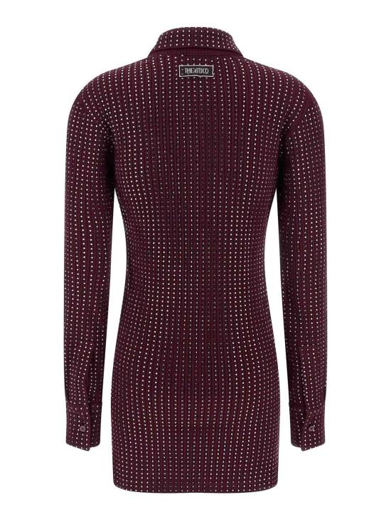  디 아티코 숏팬츠 251WCA00456114 Dark Red - THE ATTICO