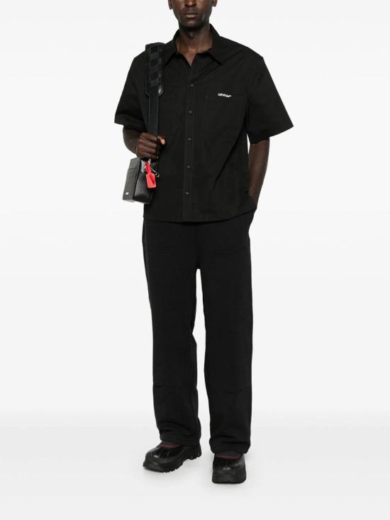  오프화이트 셔츠 OMGG002C99FAB0021001 Black - OFF WHITE