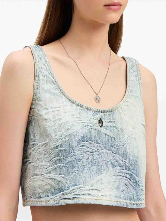  팜앤젤스 민소매 티셔츠 PWYP004S25DEN0014440 Blue - PALM ANGELS