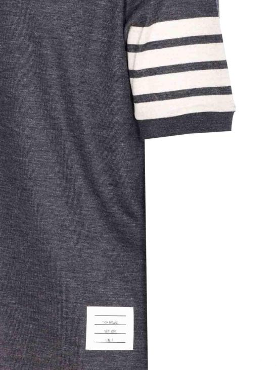  톰브라운 반팔 티셔츠 MJP228AJ0213015 Grey - THOM BROWNE