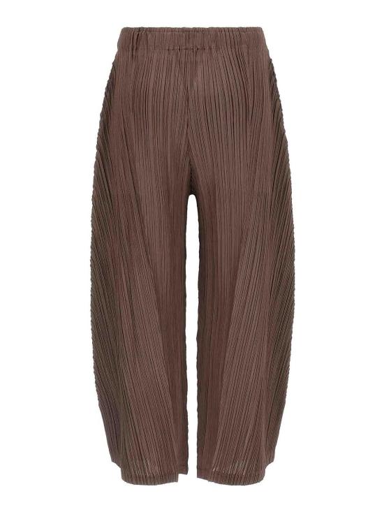  플리츠플리즈 스트레이트 팬츠 PP58JF38444 Brown - PLEATS PLEASE