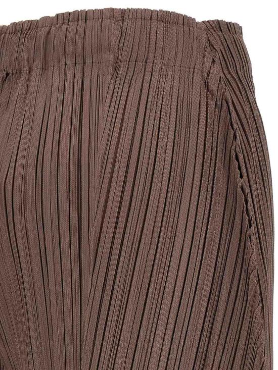  플리츠플리즈 스트레이트 팬츠 PP58JF38444 Brown - PLEATS PLEASE