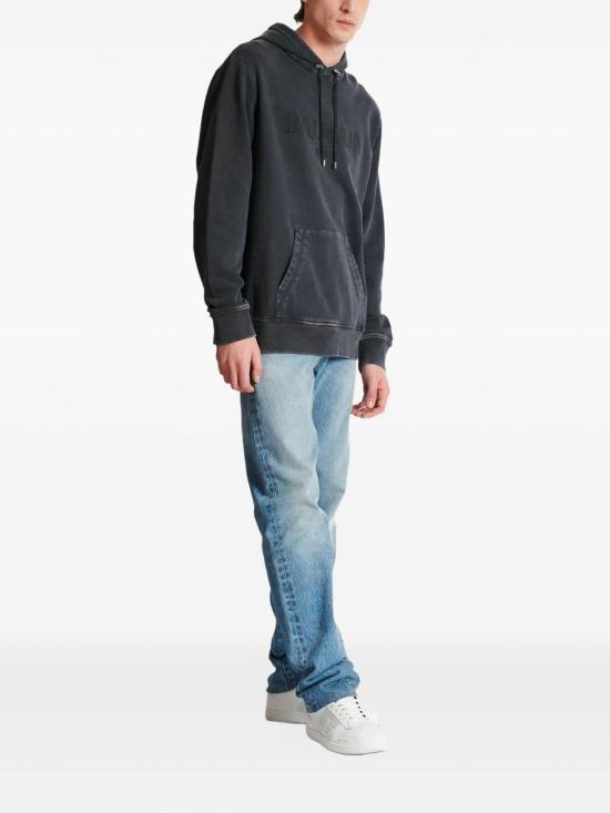  발망 탑 FH1JT047BC72YGD Grey - BALMAIN