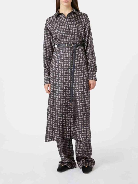 25FW 막스마라 스튜디오 스트레이트 팬츠 2526136071600001 Blue - MAX MARA STUDIO