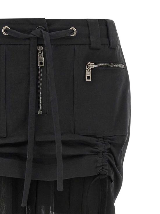 25FW 돌체앤가바나 미디 스커트 F4DAOTGDDHVN0000 Black - DOLCE & GABBANA