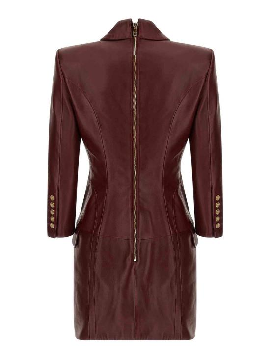  발망 수트 자켓 FF0R9391LD633AR Dark Red - BALMAIN